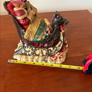 DICKENS COLLECTIBLES Christmas Village vtg Horse Carriage Coach